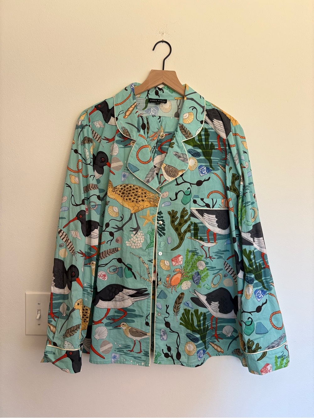 RARE Karen Mabon Seabird pajama set